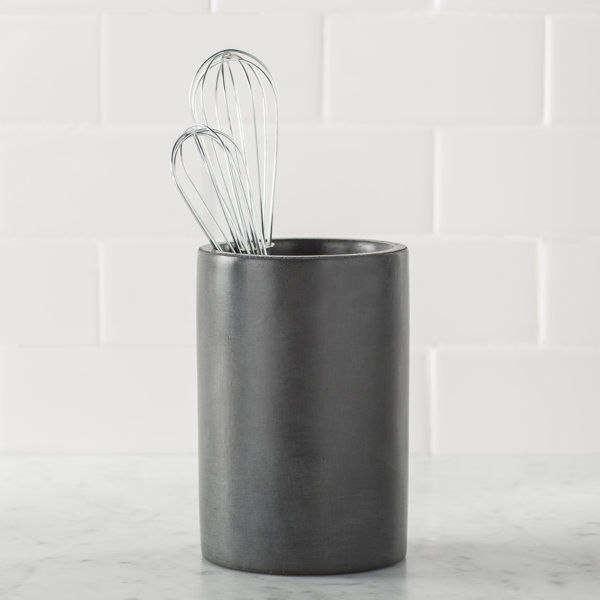Latitude Run® Concrete Utensil Crock & Reviews Wayfair Canada